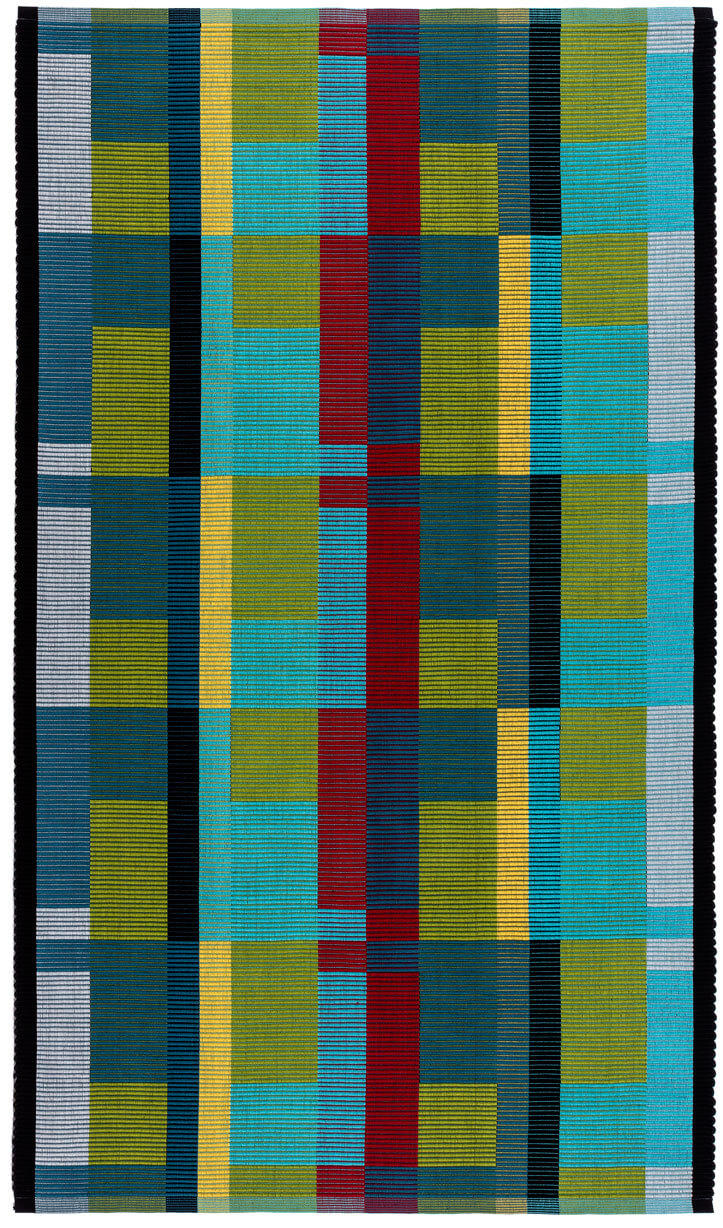 Contemporary Pinwheel rug by Kelly Marshall
