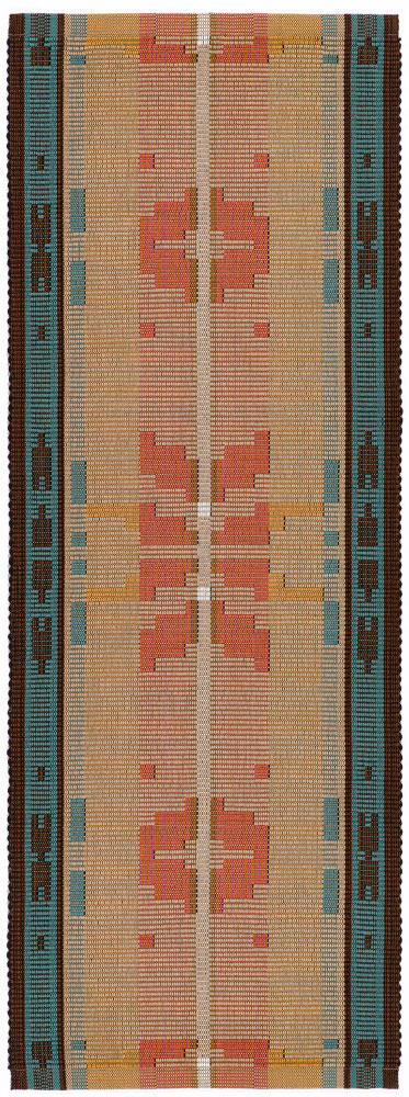 table runner, cotton, Rep weave, southwest design