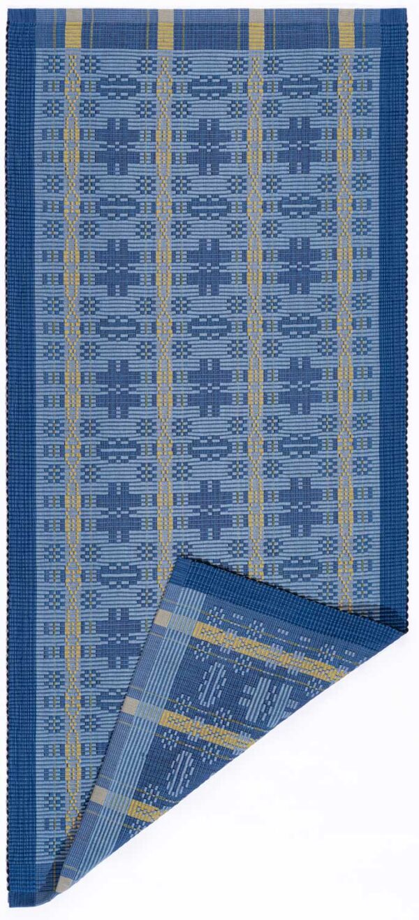 woven cotton rug