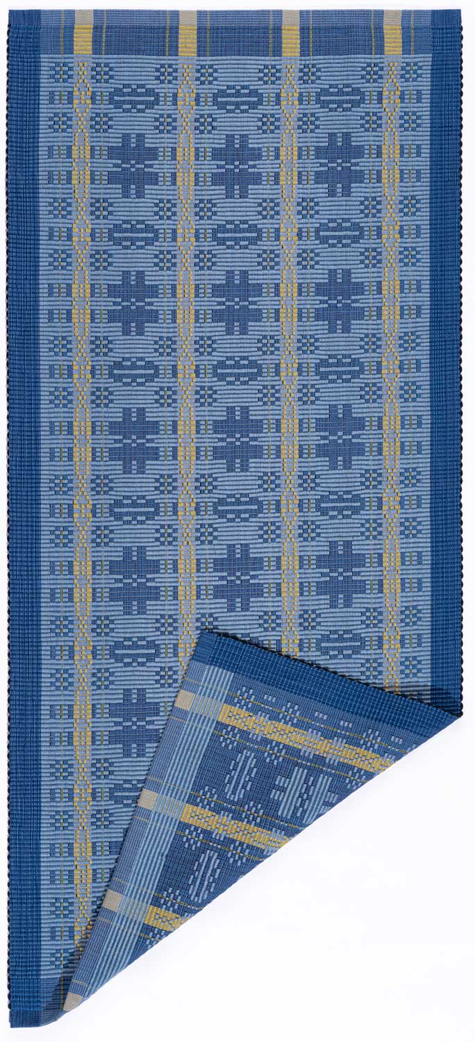 woven cotton rug